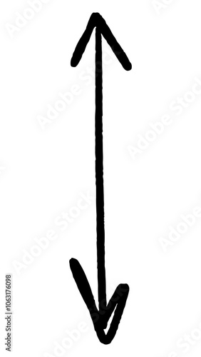 Arrow png sticker, transparent background