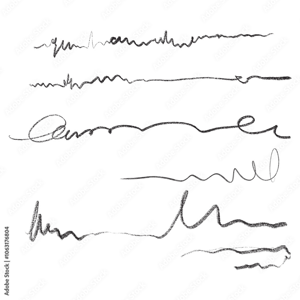 Scribble lines png sticker, transparent background Scribble lines png sticker, transparent background