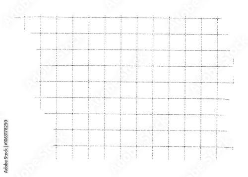 Black grid png, transparent background