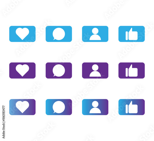 set of icons for web design
