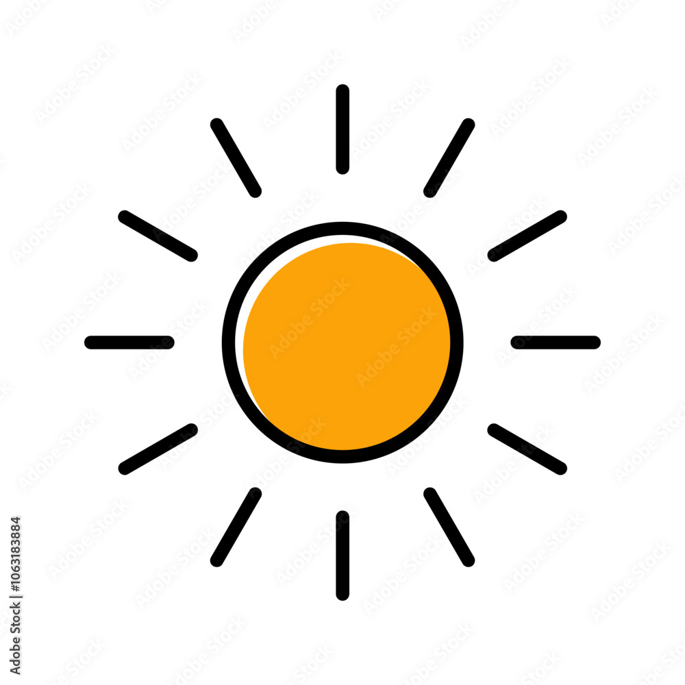 Sun Vector Icon Sun Vector Icon