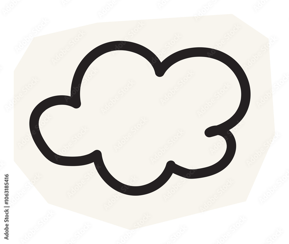 Cloud png paper cut, transparent background Cloud png paper cut, transparent background