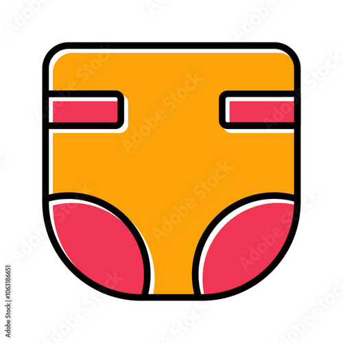 Diaper Changing Vector Icon