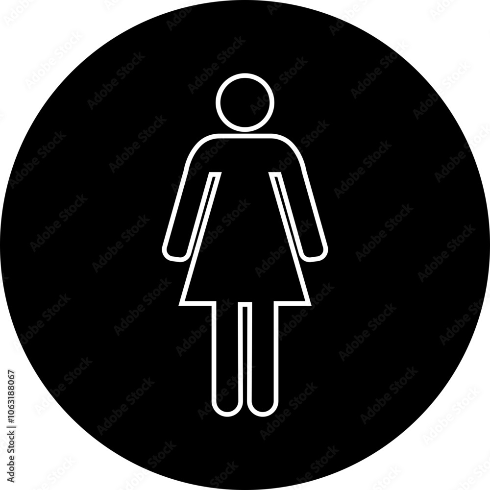Toilet outline icon. WC vector illustration. Disabled silhouette. Restroom and change room sign. female unisex toilet. Handicapped symbol. Bathroom sign isolated on transparent background. Toilet outline icon. WC vector illustration. Disabled silhouette. Restroom and change room sign. female unisex toilet. Handicapped symbol. Bathroom sign isolated on transparent background.