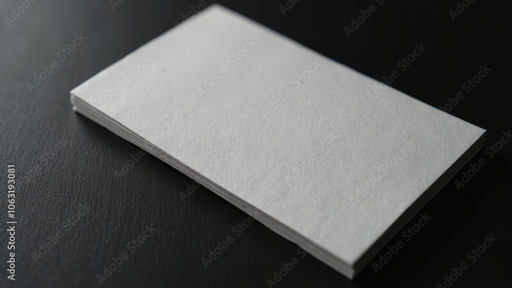 Clean and Professional Blank Business Card on Dark Surface with Copyspace Clean and Professional Blank Business Card on Dark Surface with Copyspace