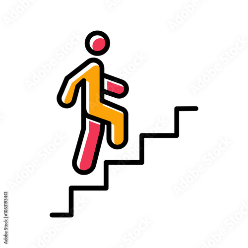 Career Ladder Vector Icon