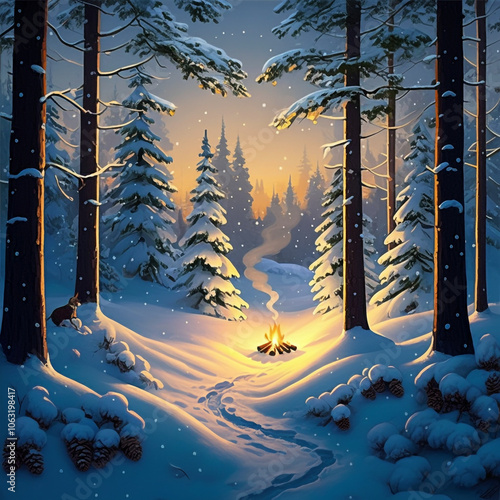 A calm and quiet winter for...