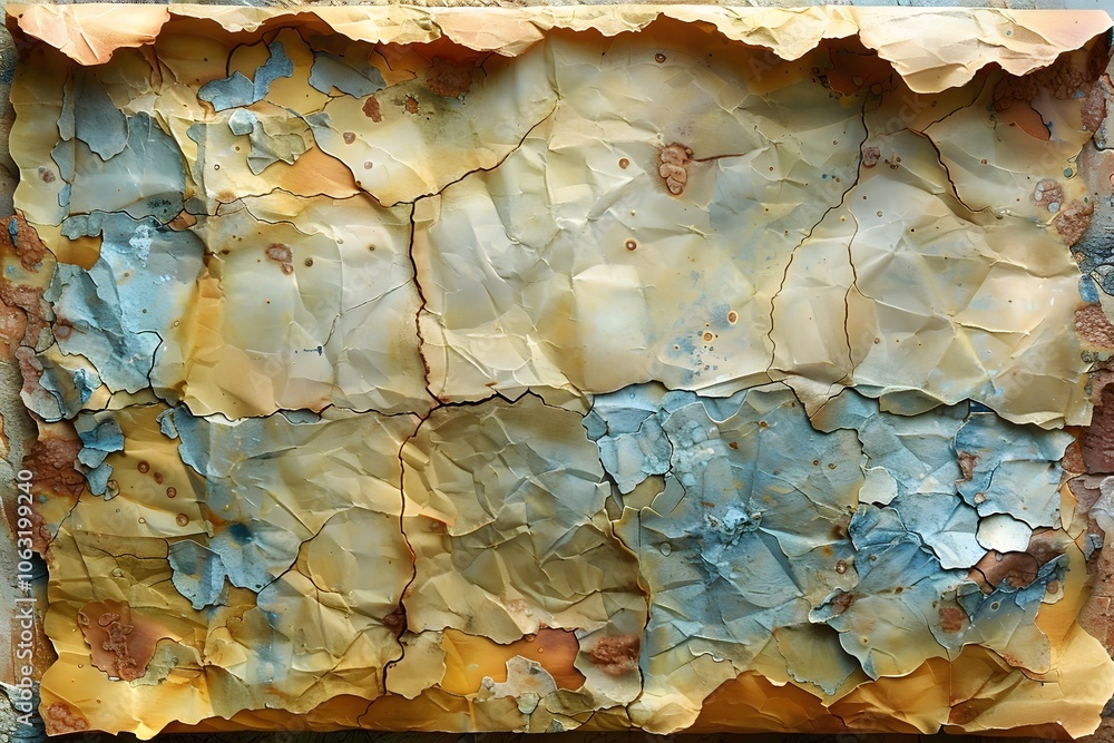 Weathered Abstract Texture of Peeling Paint with Earthy Tones for Artistic Backgrounds Weathered Abstract Texture of Peeling Paint with Earthy Tones for Artistic Backgrounds