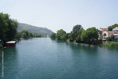 Beautiful river Trebinje (Bosnia and Herzegovina, Republic of Serbia)