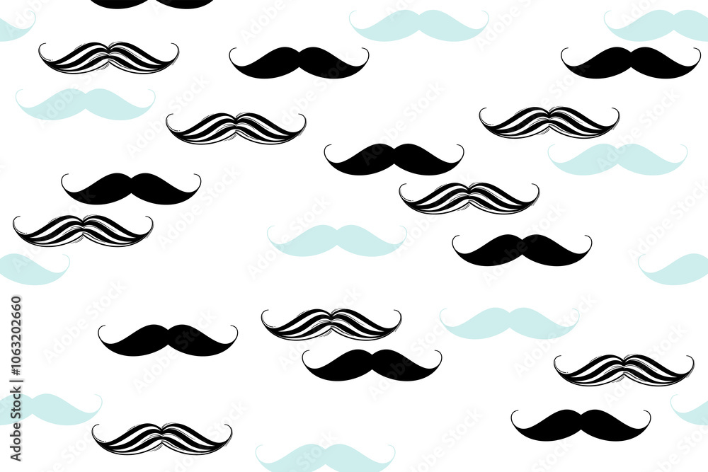 PNG moustache background, transparent cute pattern PNG moustache background, transparent cute pattern