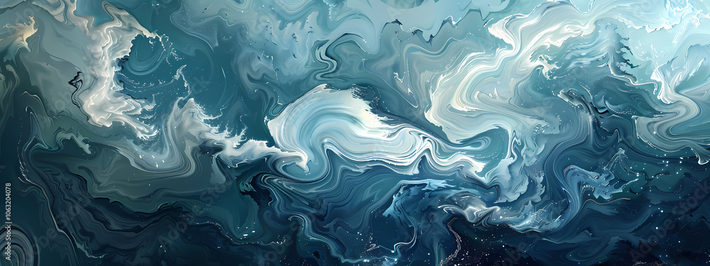 An abstract swirl of blue and white tones, creating a calming ocean-inspired effect with fluid shapes and vibrant textures. An abstract swirl of blue and white tones, creating a calming ocean-inspired effect with fluid shapes and vibrant textures.