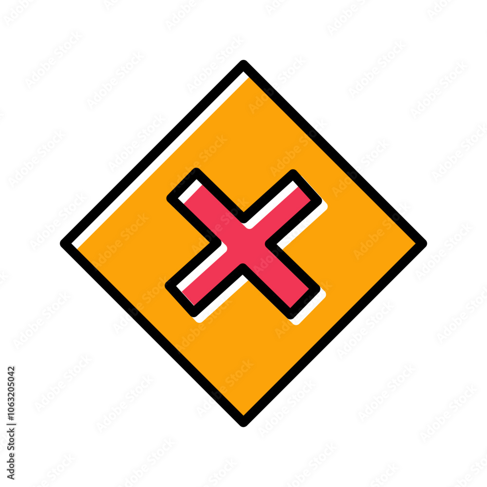 Multiplication Sign Vector Icon Multiplication Sign Vector Icon