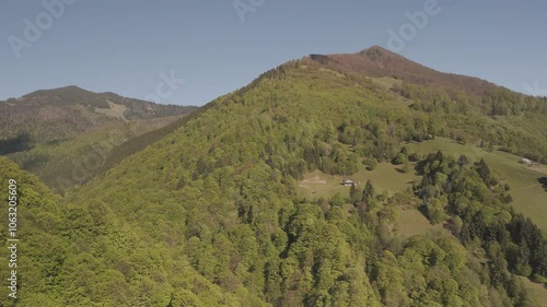 view of the mountains