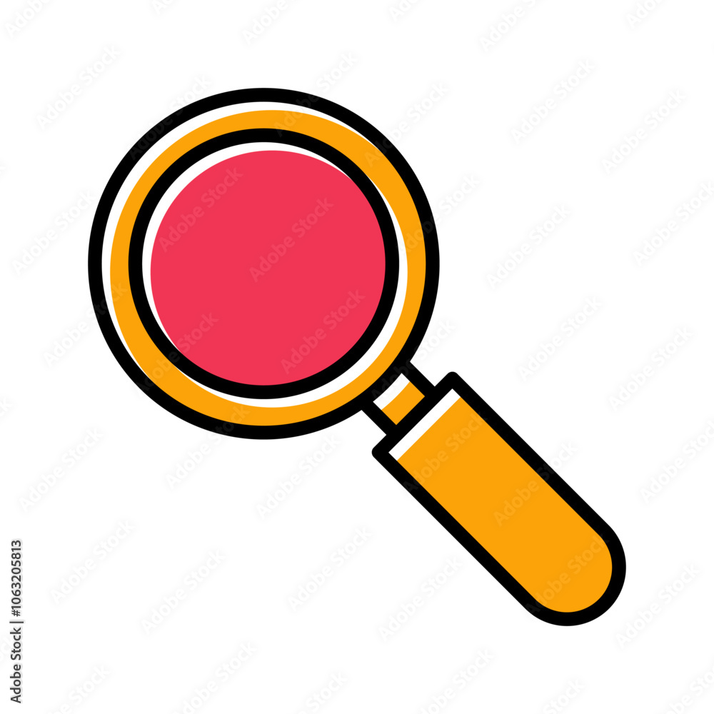 Magnifying Glass Vector Icon Magnifying Glass Vector Icon