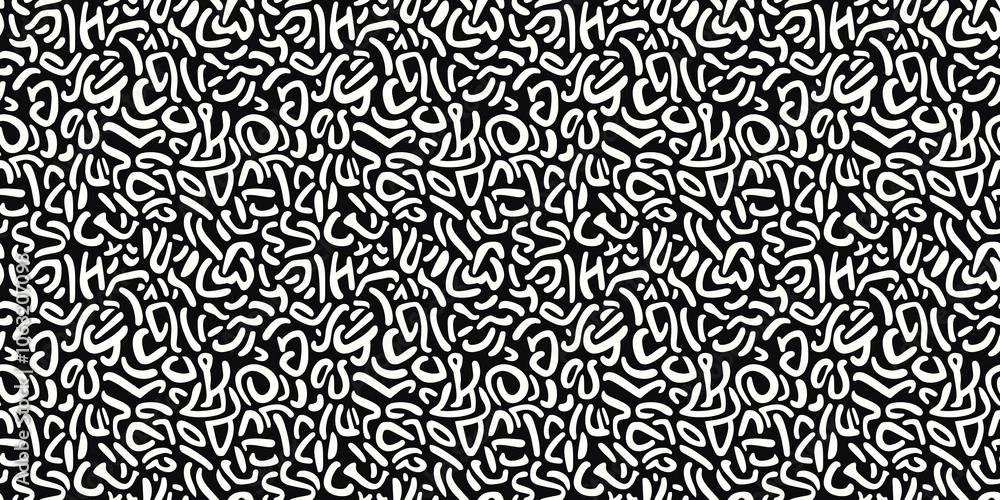 Letter pattern with a playful and dynamic design. seamless background pattern Letter pattern with a playful and dynamic design. seamless background pattern