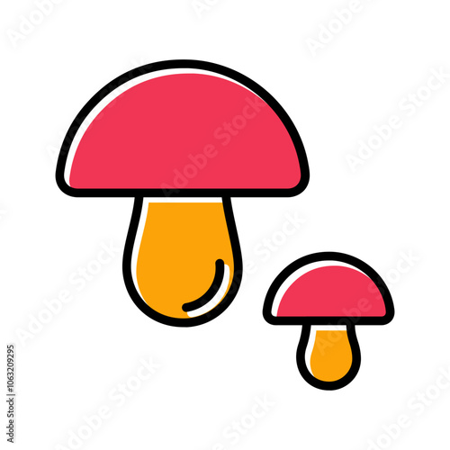 Mushroom Vector Icon