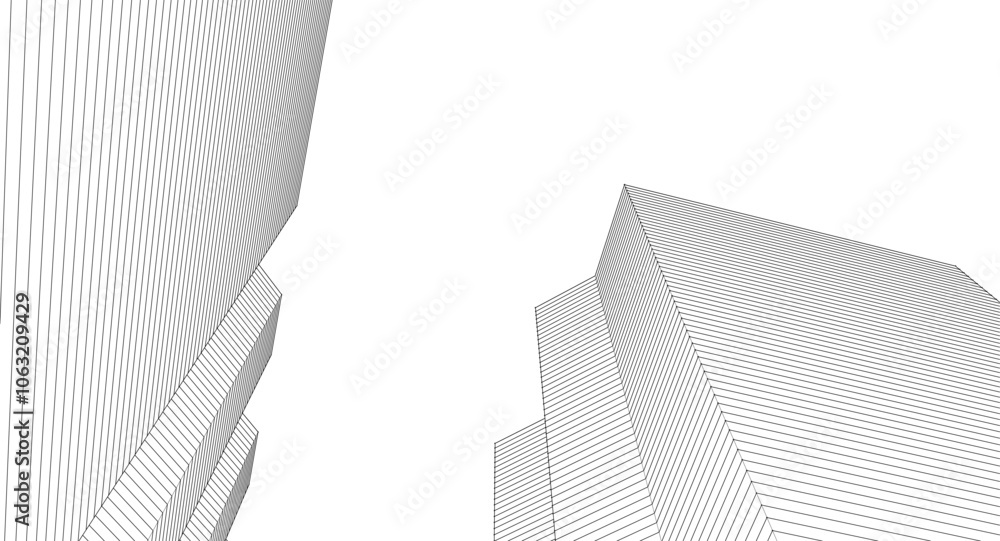 abstract architecture 3d illustration background abstract architecture 3d illustration background