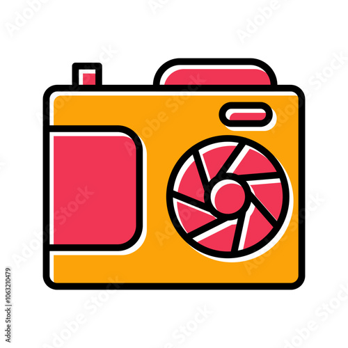 Camera Lenses Vector Icon
