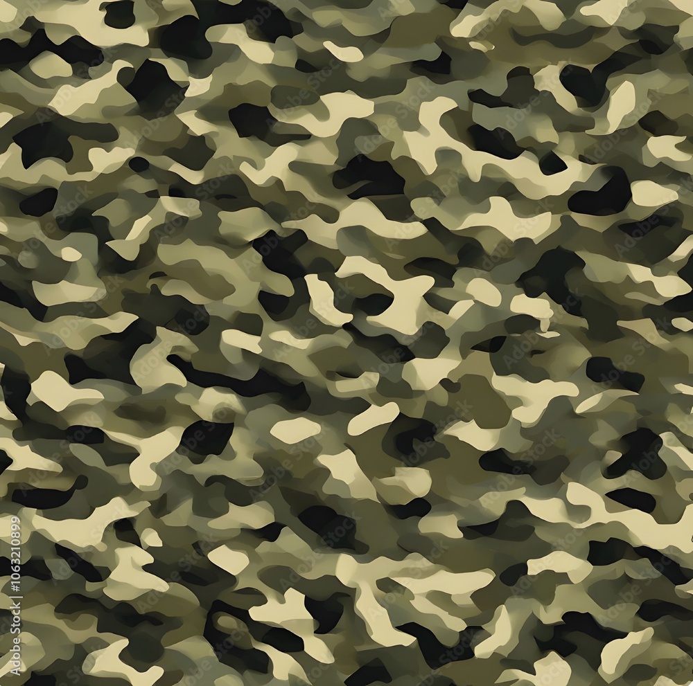Naklejka premium camouflage dark background army pattern stylish design