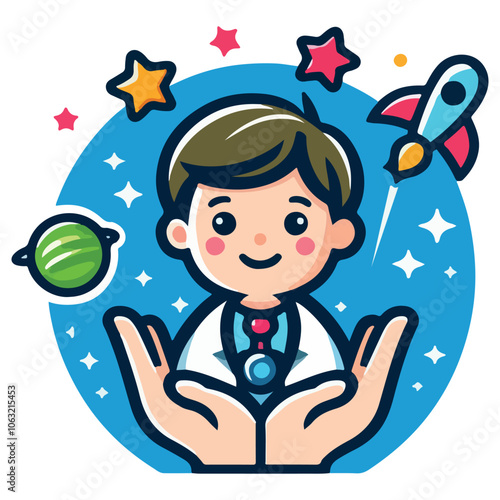 pediatrics logo illustration