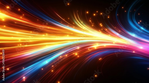 abstract light wave background