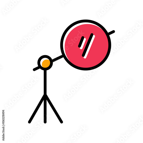 Photography Reflectors Vector Icon