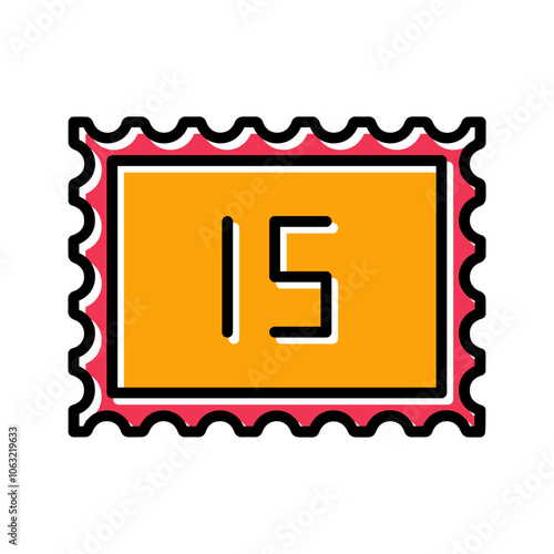 Postage Due Vector Icon