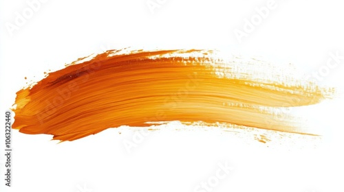 brush stroke isolated on white background