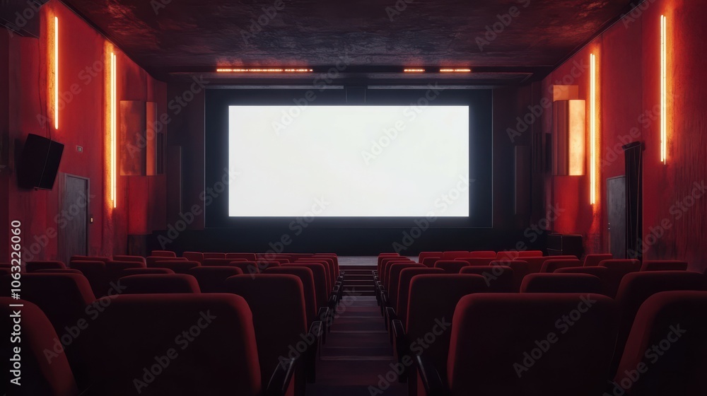 Cinema Screen Mockup Cinema Screen Mockup