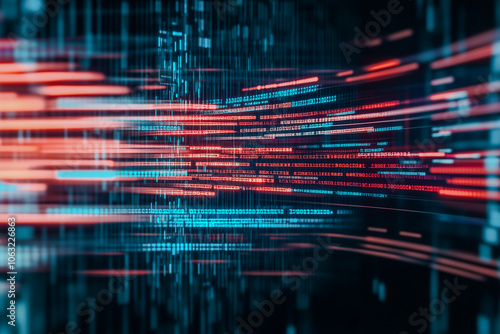 A computer screen with a lot of numbers and lines