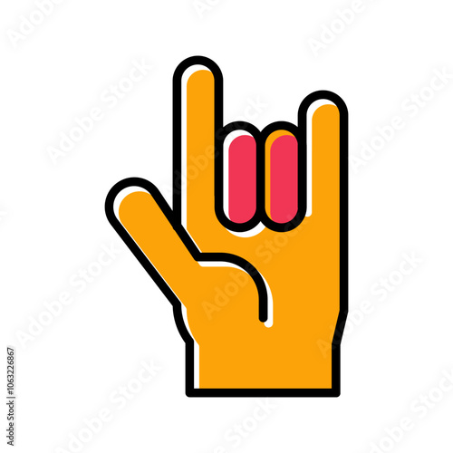 Love You Gesture Vector Icon