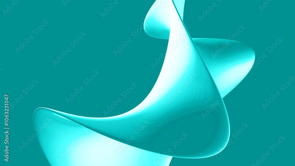 Fototapeta premium Teal Blue Paper Fold Background for Minimalist and Elegant Designs
