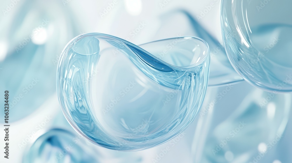Glass shapes dynamic background. Glass shapes dynamic background.