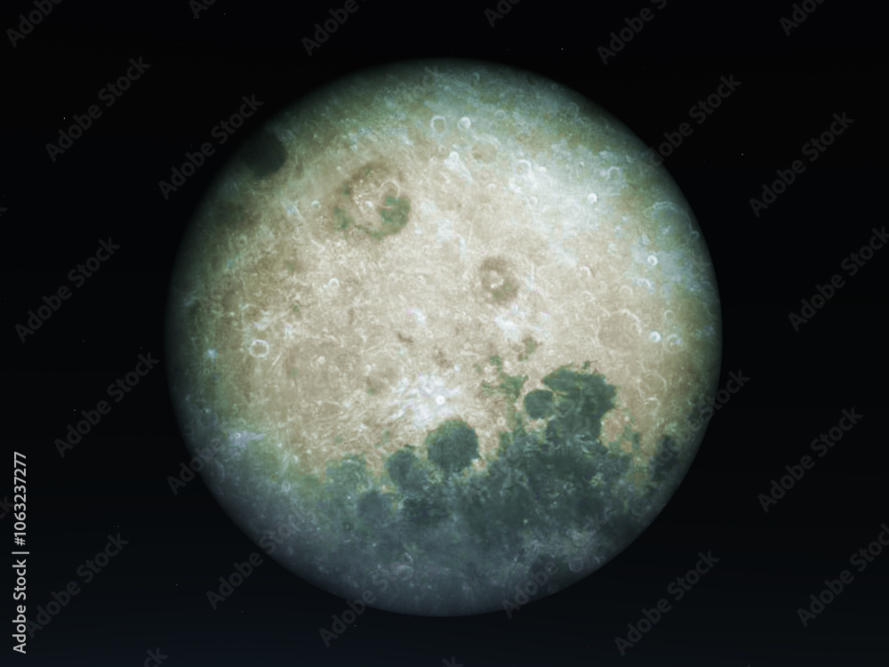 Naklejka premium Mond, Vollmond