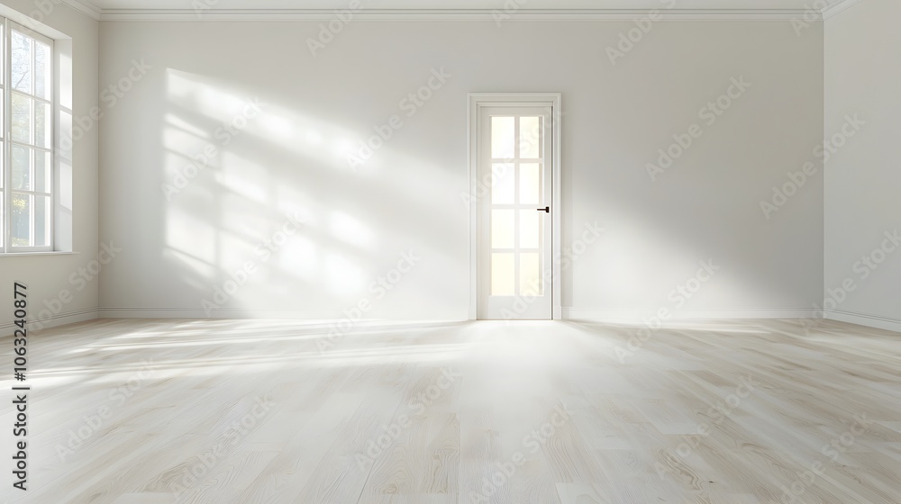 Fototapeta premium Open door with light pouring through symbolizing breakthrough ideas new opportunities and the potential for personal and professional growth success and achievement