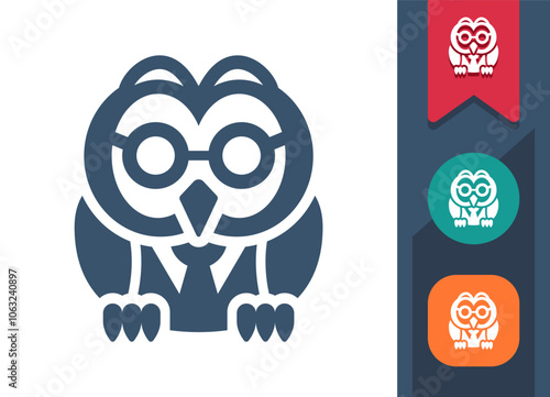 Teacher, Professor, Owl Icon