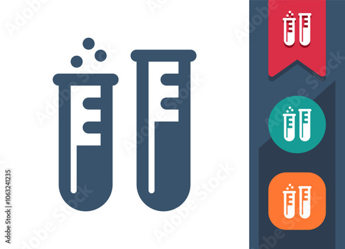 Test Tube, Beaker, Research, Science Icon