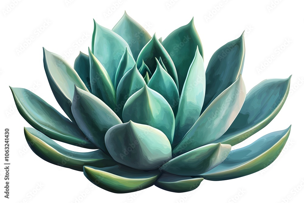 a realistic potted succulent, thick green leaves, detailed texture, photorealistic, isolated on white background a realistic potted succulent, thick green leaves, detailed texture, photorealistic, isolated on white background