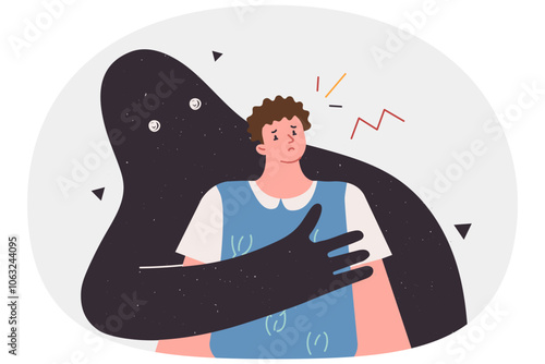 Apathetic man suffers from schizophrenia, located in captivity of fictional ghost