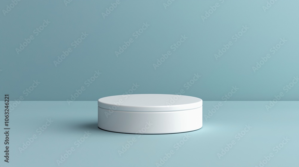 Cosmetic product stand background mock up Cosmetic product stand background mock up