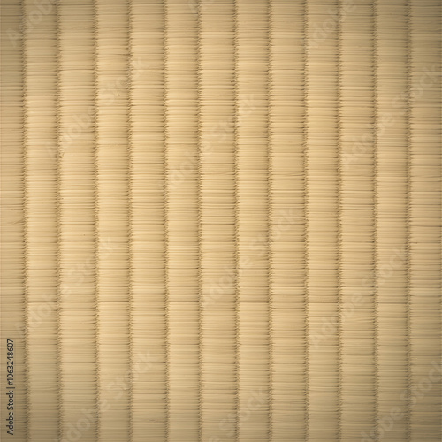 Traditional Japanese Tatami Mat Texture