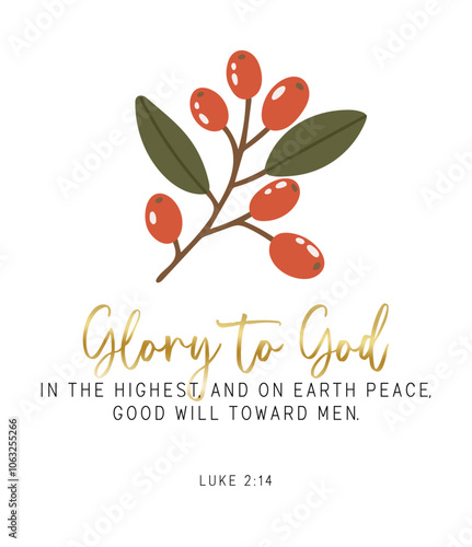 Christmas verse, Christmas holiday vector, Bible verse text vector, Printable scripture text, Bible text art vector	