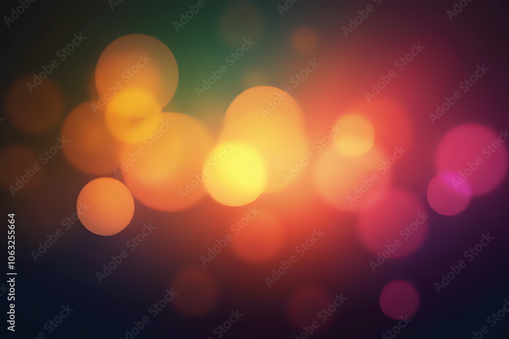 Bokeh abstract lights in a warm orange and pink gradient with space copying Bokeh abstract lights in a warm orange and pink gradient with space copying