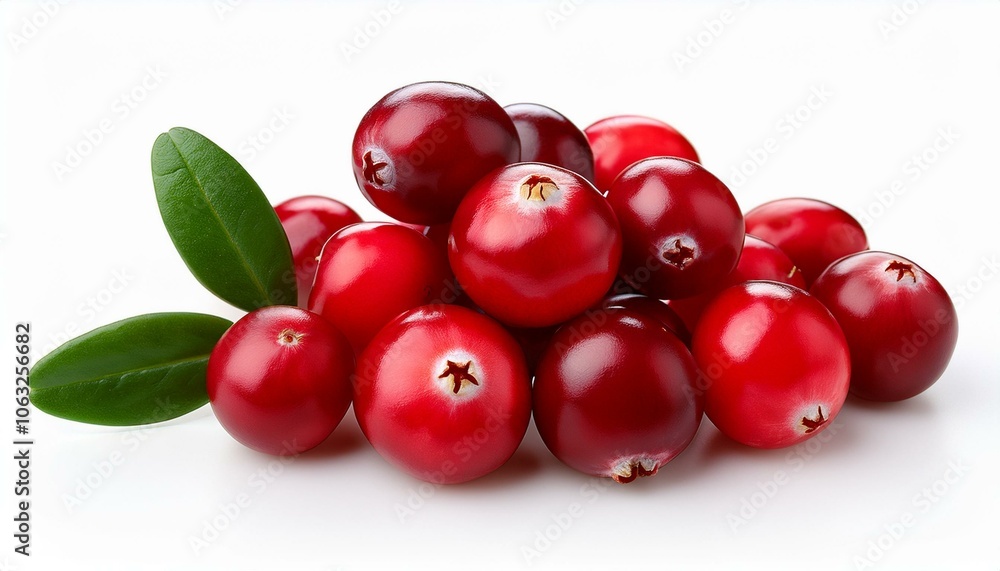 Cranberry on isolate White background, PNG Cranberry on isolate White background, PNG