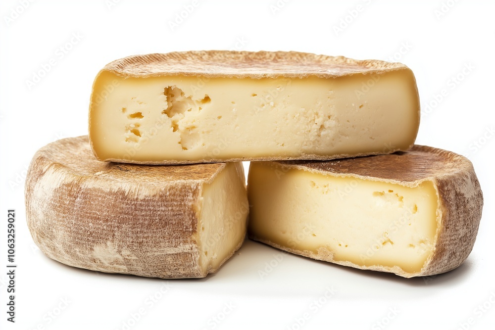 Cheese slice isolated on background Cheese slice isolated on background