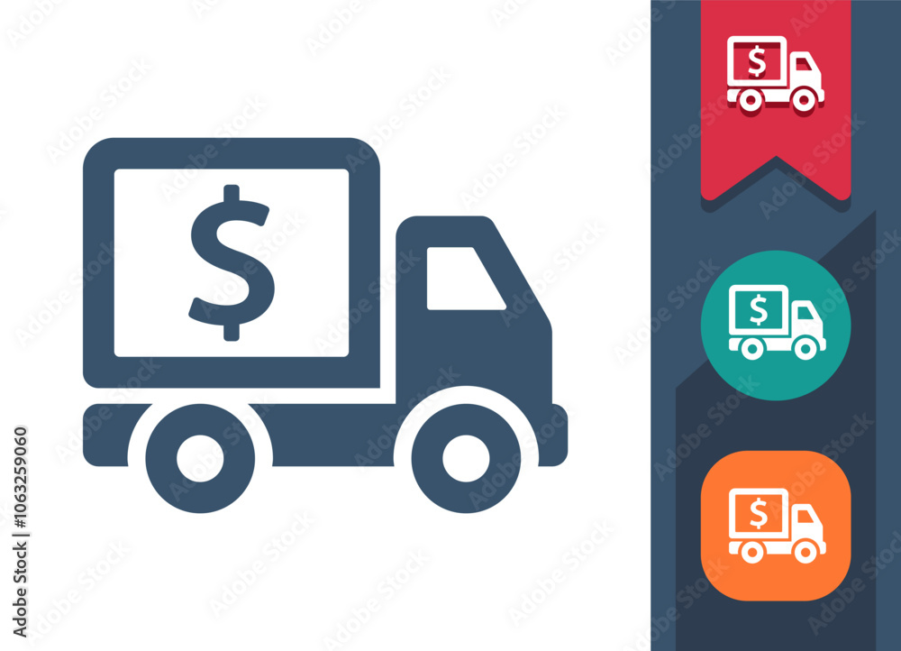 Truck, Delivery Truck, Delivery Price Icon Truck, Delivery Truck, Delivery Price Icon