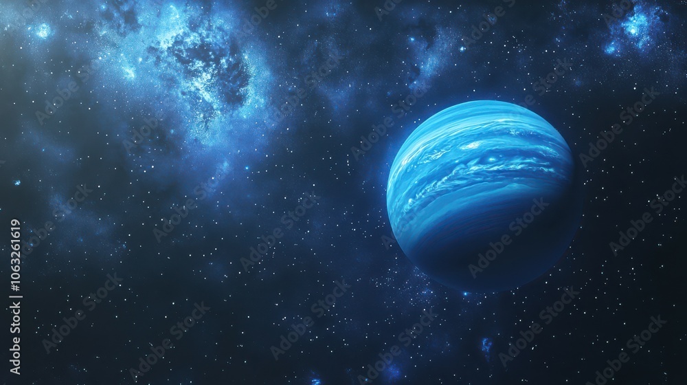 Neptune in galaxy astronomy universe outdoors. Neptune in galaxy astronomy universe outdoors.