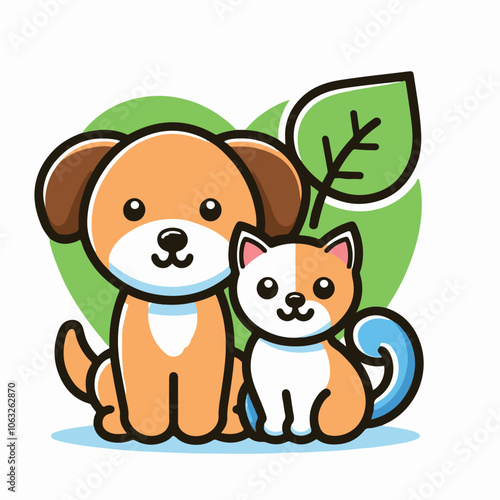 petshop logo illustration