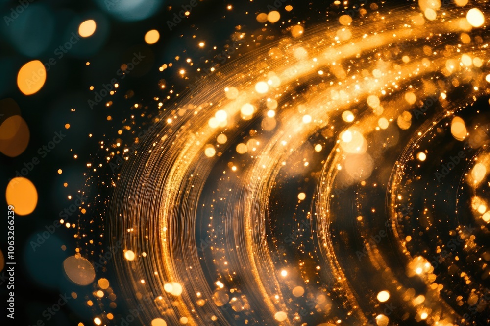 A blurred image of a golden spiral pattern A blurred image of a golden spiral pattern