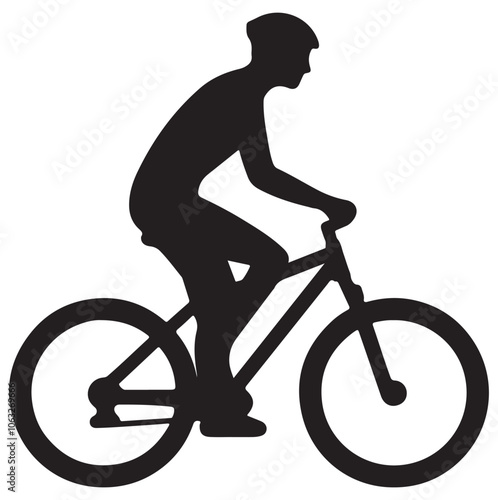 Person Cycling Silhouette